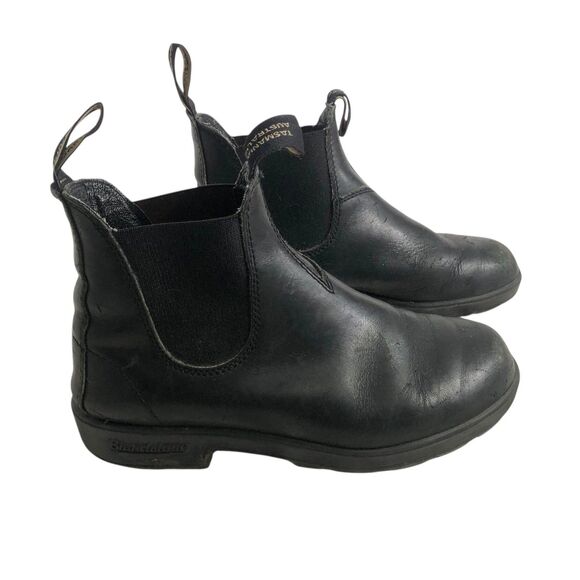 Blundstone Distressed Unisex Chelsea Boots Rustic Black Size 4 W/6 Mail Scuffed - Picture 15 of 15